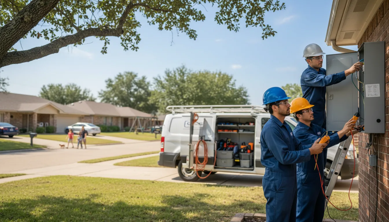 Certified electrician providing emergency electrical services in Pisek, ND